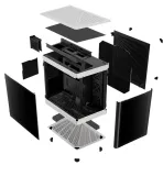CASE GAMDIAS NESO P1 BW BLACK WHITE – FULL TOWER | E-ATX | HỖ TRỢ GPU 426MM